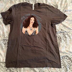 FRIENDS TV Show T-Shirt Women's Fitted Grey IT'S THE HUMIDITY Monica